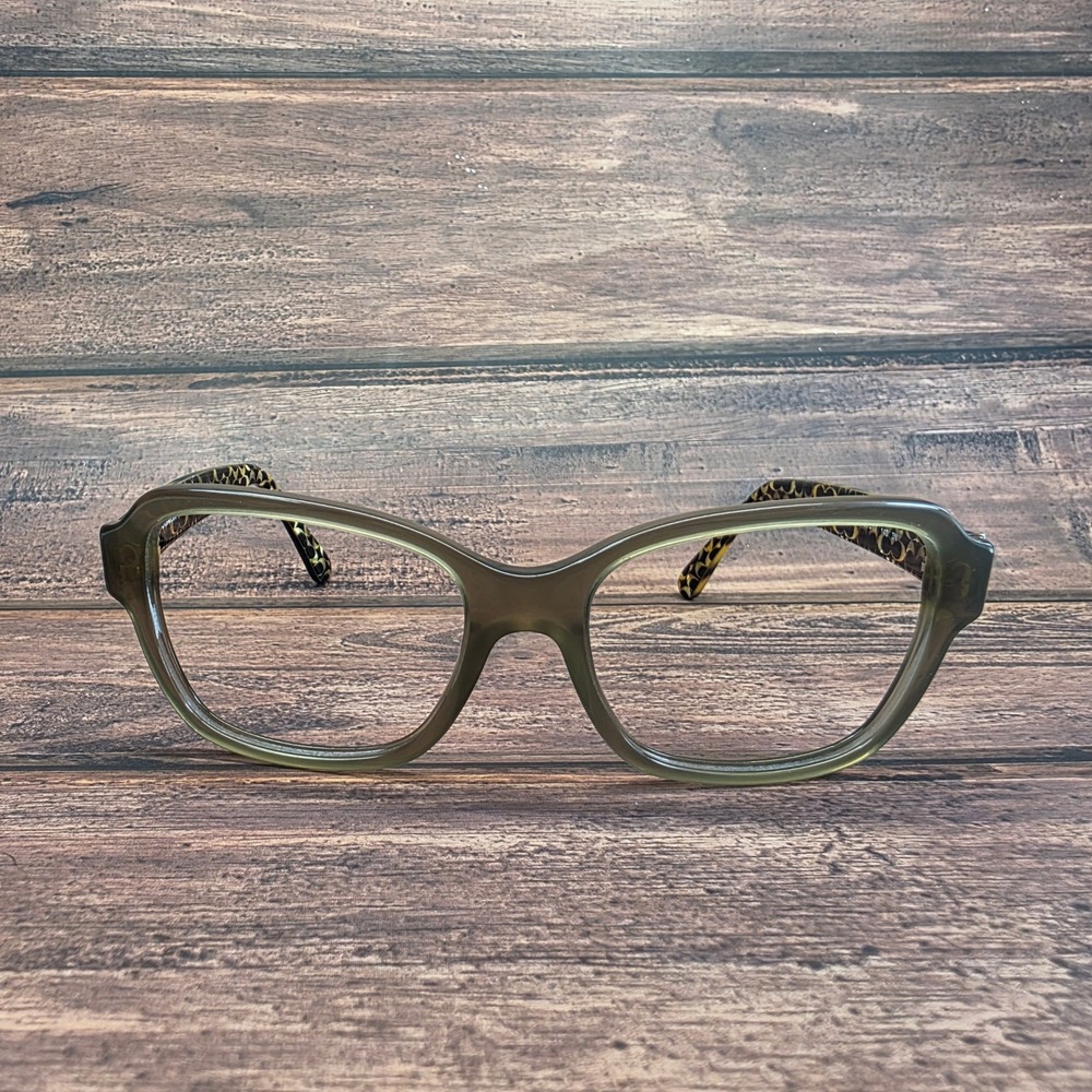 Coach HC 8232 L1010 Olive Tortoise Signature Eyeglass Frames 56-17-140